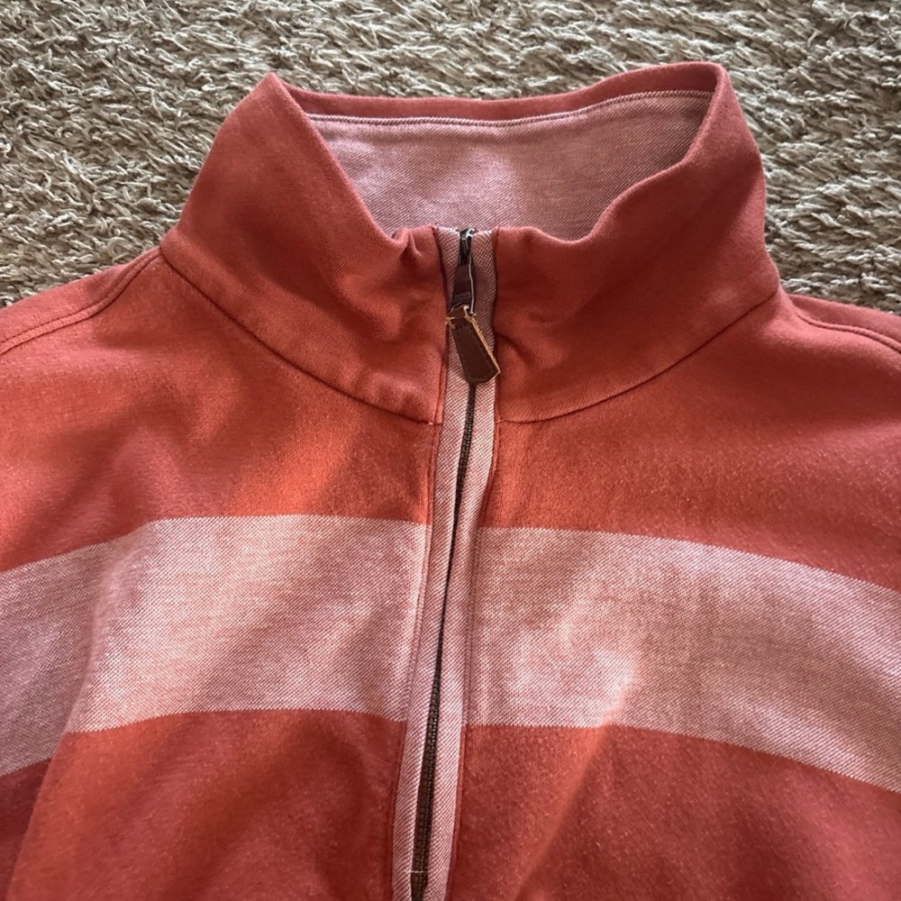 Rust Quarter-Zip Pullover - Picture 2 of 3